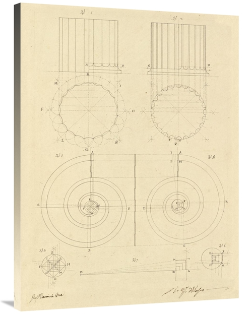 Global Gallery GCS-453970-3040-142 30 x 40 in. Plate 6 for Elements of