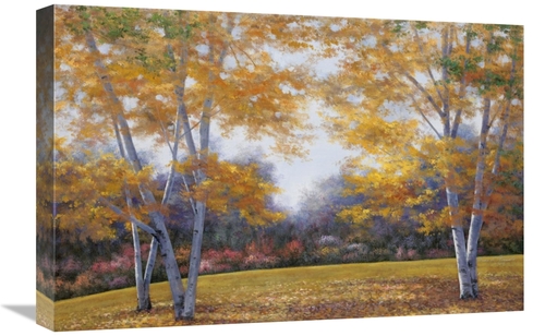 Global Gallery GCS-131377-1624-142 16 x 24 in. Autumn Birch Art Print 