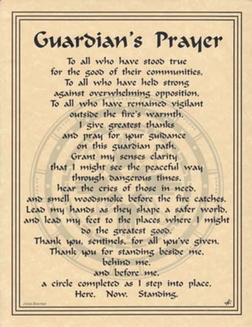 Guardian's Prayer poster