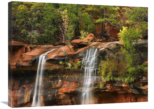 Global Gallery GCS-397199-2432-142 24 x 32 in. Cascades Tumbling 110 f