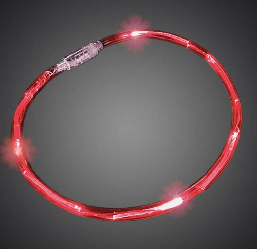 Blinkee 1135000 Red Fiber Optic Tube Necklace