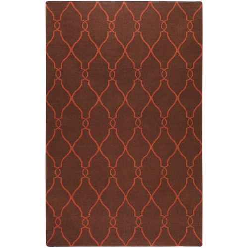 Surya FAL1010-3656 Fallon Rug- 100% Wool- Hand Woven- Brown/Rust- 3&am