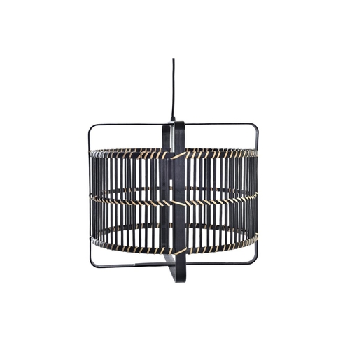 Ceiling Light DKD Home Decor Black Bamboo 50 W 40 x 40 x 35 cm