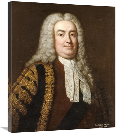 Global Gallery GCS-267500-30-142 30 in. Portrait of Sir Robert Walpole
