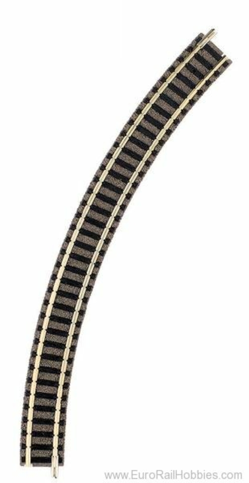 Fleischmann FLM9125 15 deg N Scale R2 N Scale Curved Rail Track