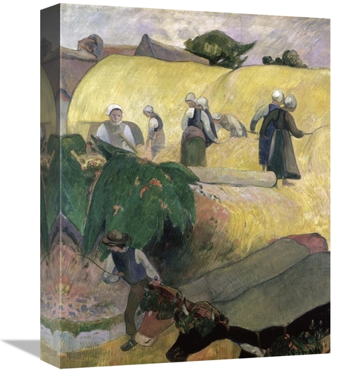 Global Gallery GCS-277634-16-142 16 in. Haystacks Art Print - Paul Gau