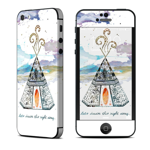 True Spirit Art AIP5-BOHOTEEPEE Apple iPhone 5 Skin - Boho Teepee