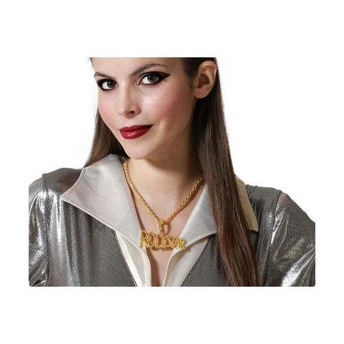 Necklace Costune accessorie Rock Golden