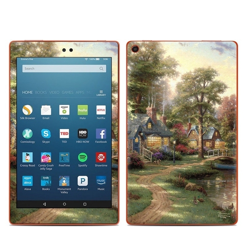DecalGirl AKHD86-HLAKE Amazon Kindle Fire HD8 2016 Skin - Hometown Lak