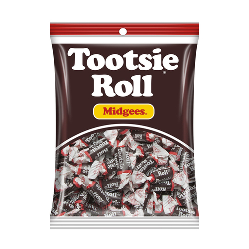 Tootsie 9422148 6.5 oz Roll Midgees Chocolate Candy- pack of 12