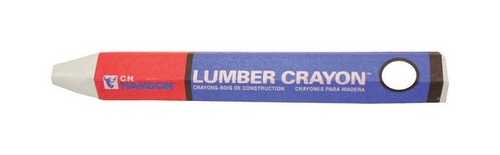 CH Hanson 10370 White Lumber Crayon - pack of 12