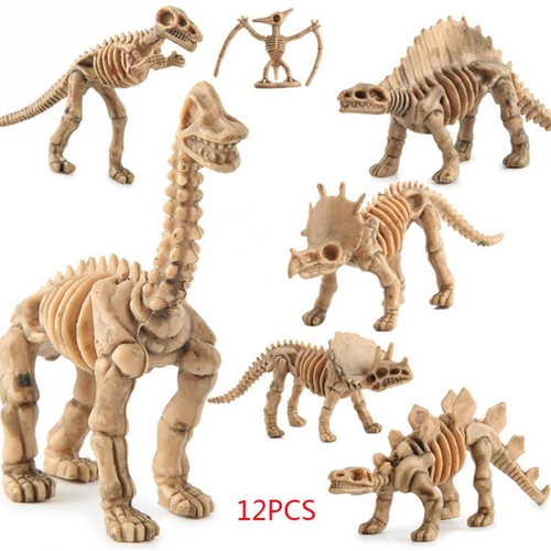 High Quality 12pcs/set Dinosaur Toy Play Plastic