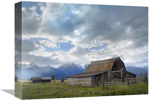 Global Gallery GCS-396331-1216-142 12 x 16 in. Mormon Row Barn, Gr