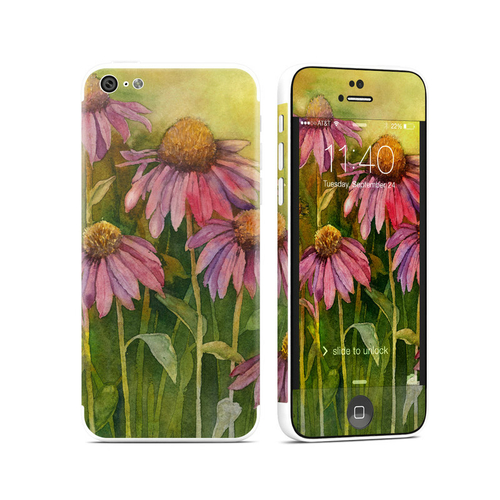 DecalGirl AIP5C-PCONE Apple iPhone 5C Skin - Prairie Coneflower