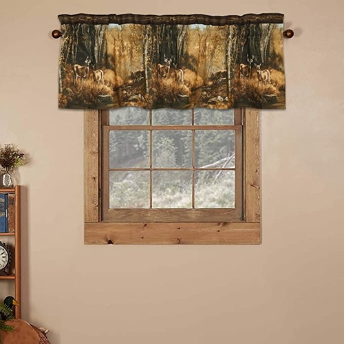 VISI-ONE - Blue Ridge Trading - Forest Theme - Whitetail Birch Valance