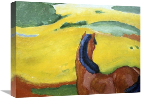 Global Gallery GCS-278393-22-142 22 in. Horse in the Landscape Art Pri