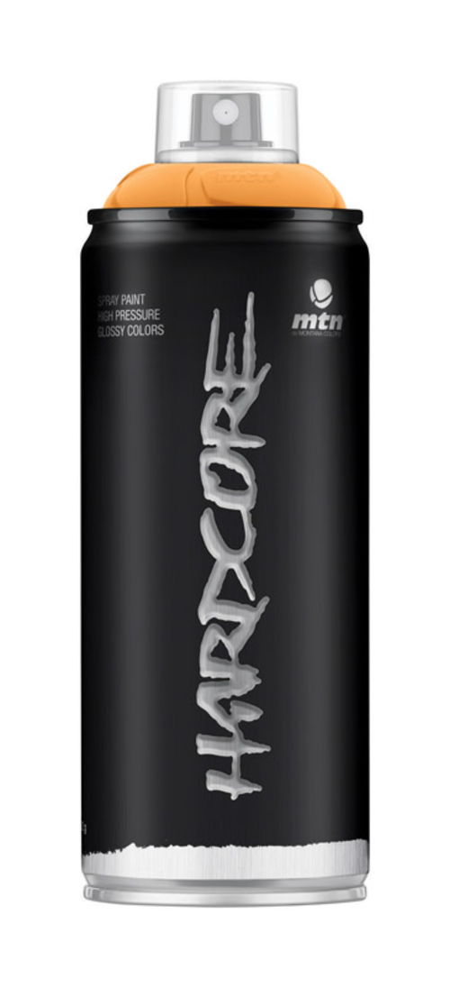 Montana Colors 1863695 11 oz Hardcore Gloss Spray Paint, Peach - 6