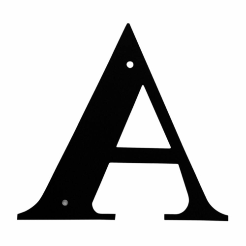 Wrought Iron House Letter A Small