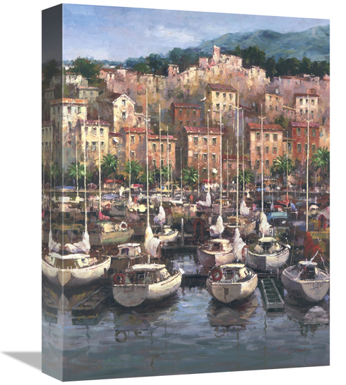 Global Gallery GCS-115987-1216-142 12 x 16 in. Bayside Harbor I Art Pr