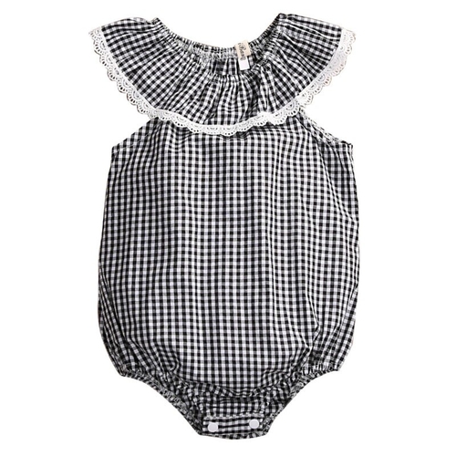 Summer Infant Baby Girl Lace Plaid