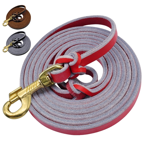 Leash Dog German Shepherd Genuine Leather Dog