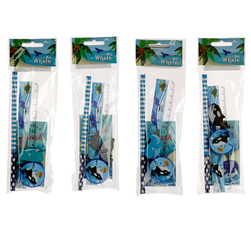 Fun Whale Stationery Set