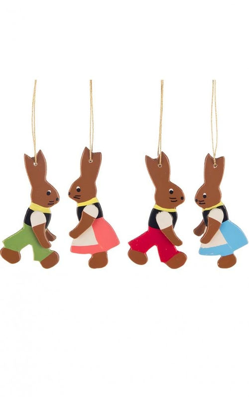 Alexander Taron 224-006 Dregeno Easter Ornament - Rabbits set