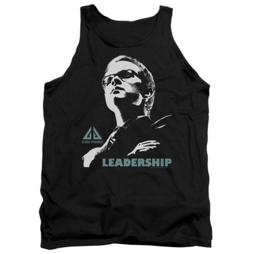 Trevco Eureka-Leadership Poster Adult Tank Top, Black - Small