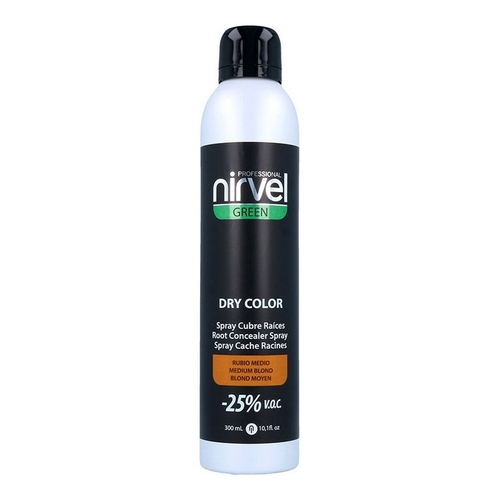 Cover Up Spray for Grey Hair Green Dry Color Nirvel Green Dry Medium