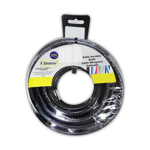 Cable EDM 2 x 1,5 mm Black 25 m