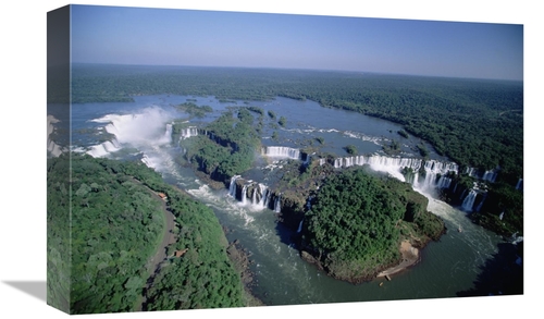 Global Gallery GCS-452522-1218-142 12 x 18 in. Iguacu Falls, Aeria