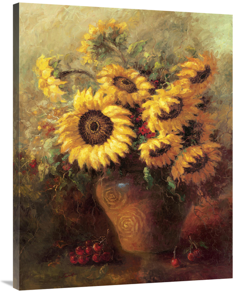 Global Gallery GCS-125960-3040-142 30 x 40 in. Marias Sunflowers Art P