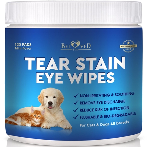 Cat & Dog Eye Wash Drops & Tear Stain Remover Cleaner | Eye Infection