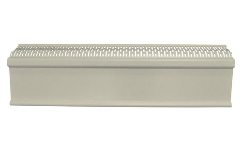 Plastx 4718896 2 ft. Baseboard Heater Cover, White