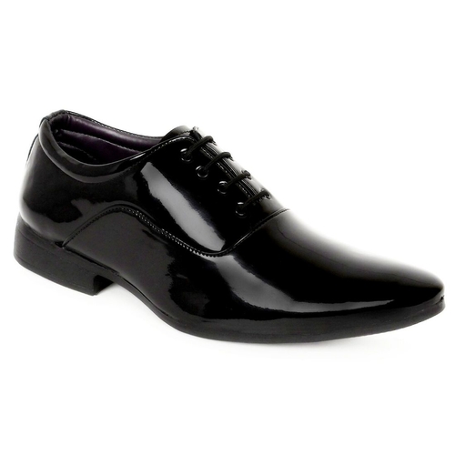 Generic Men's Black Color Patent Leather Material 