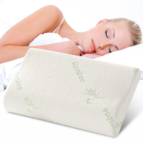 Sleeping Bamboo Pillow Memory Foam Orthopedic