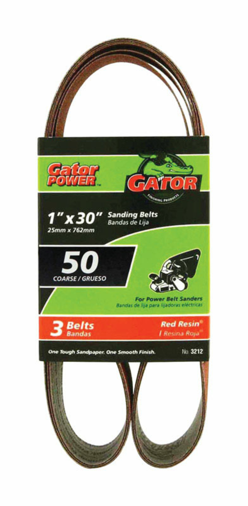 Ali Industries 2464360 1 x 30 in. Aluminum Oxide Power Sanding Belts&#