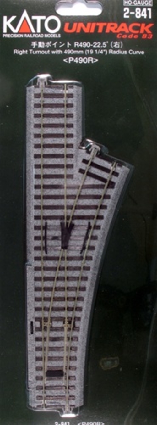 Kato KAT2-841 Rt Manual T-O 19.25 in. R490
