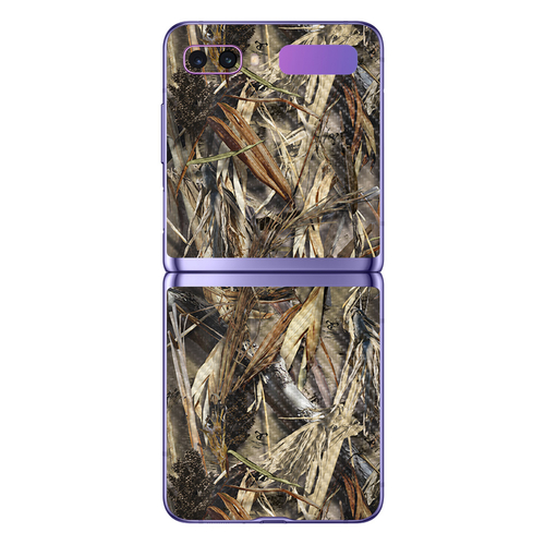MightySkins CF-SAZFL-Drt Carbon Fiber Skin for Samsung Galaxy Z Flip -