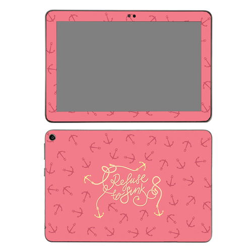 MightySkins AMFIHD82-Refuse To Sink Skin for Amazon Fire HD 8 2020 - R