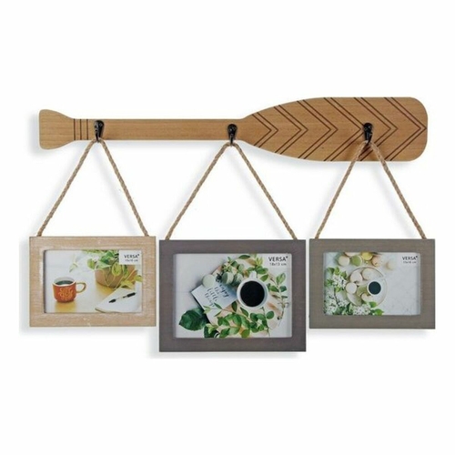 Photo frame Versa Multiple Paddle Rope MDF Wood (5 x 35 x 55 cm) (35 x