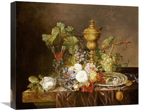 Global Gallery GCS-267338-22-142 22 in. A Still Life with Roses Art Pr