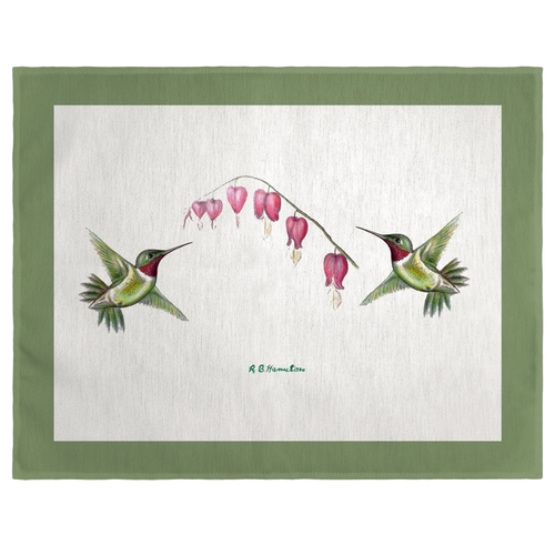 Betsy Drake PM030 Hummingbird Place Mat - Set of 4