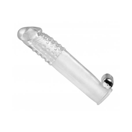 Clear Sensations Penis Extender Vibro Sleeve With Bullet