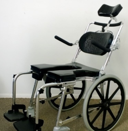 Go Mobility Solutions SP-A Commode N Shower Chair - Self Propel - Adju