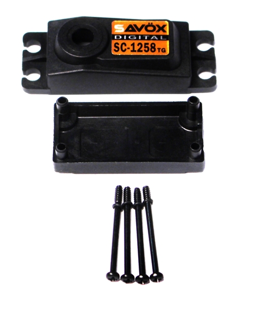 Savox SAVCSC1258TG Top & Bottom Servo Case with 4 Screws