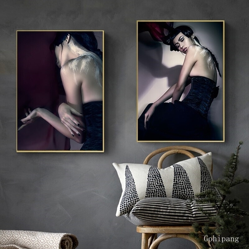 Canvas Painting Posters And Prints Fashion