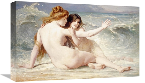 Global Gallery GCS-266730-22-142 22 in. Sea Nymphs Art Print - Albert 