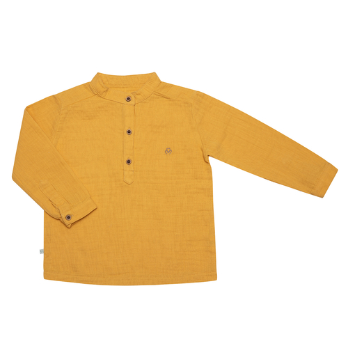 OrganicEra Organic Muslin L/S Children’s Shirt, Mustard