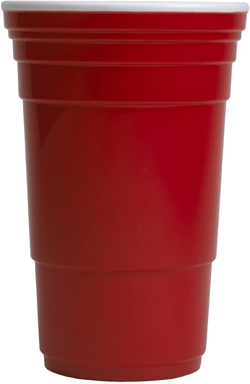 Red Cup Living Reusable Beverage Cup, 32-Ounce, Red